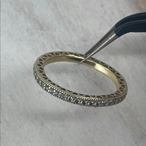 Pandora Gold and Silver Ring